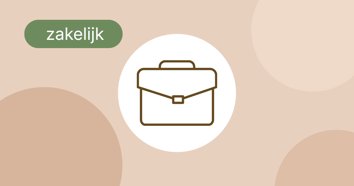 Zakelijk - aktetas